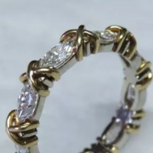 18 karat solid gold eternity ring